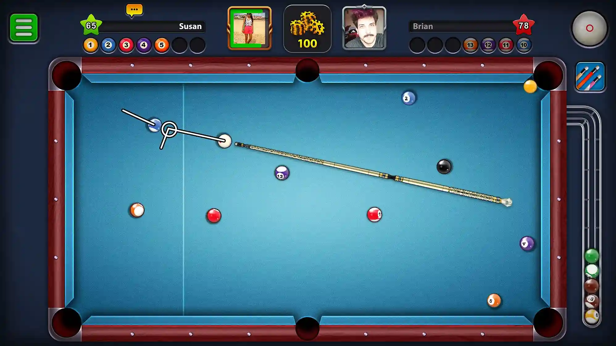 8 ball pool game