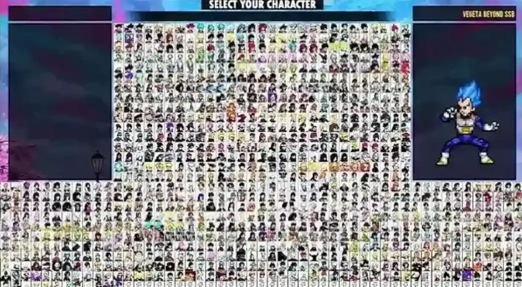 select your character