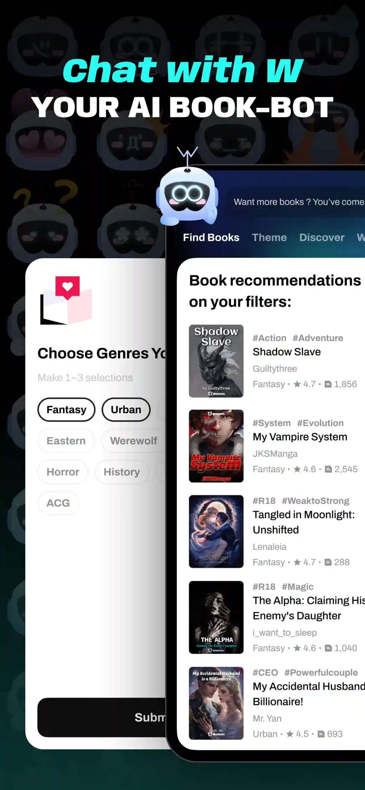 chat with ai book bot