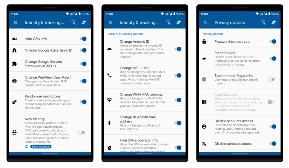 identity and privacy