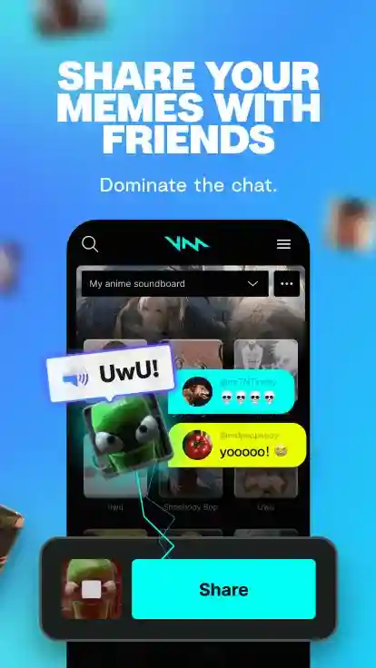 share memes with friends